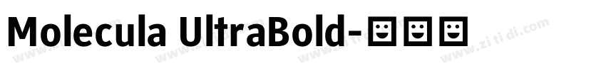 Molecula UltraBold字体转换
